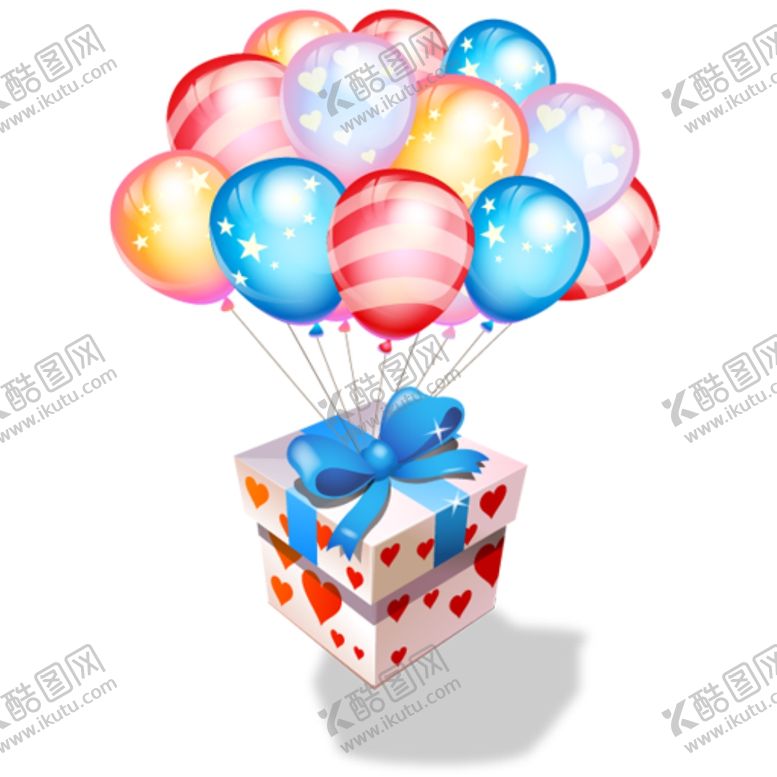 编号：22604105041516411825【酷图网】源文件下载-气球礼盒图片