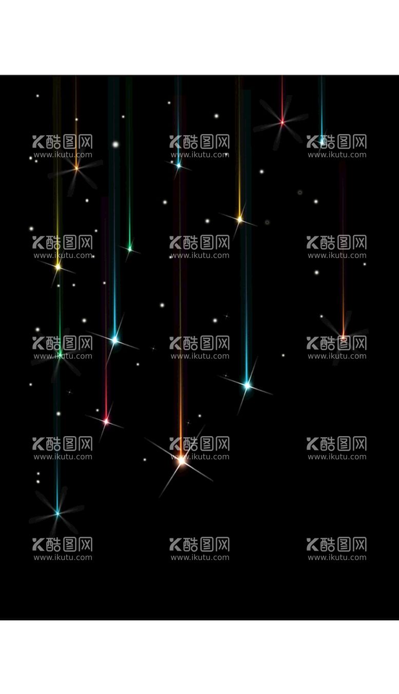 编号：20440711250012577033【酷图网】源文件下载-星光流星雨光效背景图