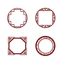 中式古典镂空隔断