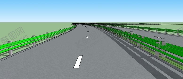 编号：47282009270827127412【酷图网】源文件下载-su模型公路