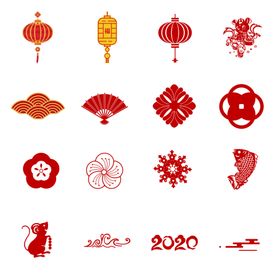 鼠年元素