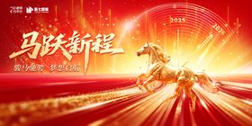2026年马年年会背景墙