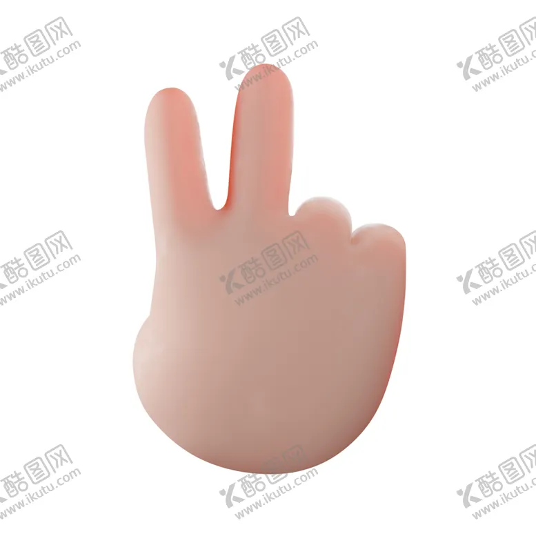 编号：31848512182022172412【酷图网】源文件下载-立体卡通手势