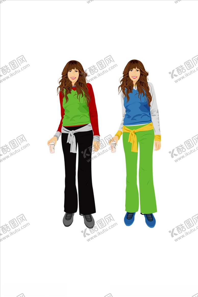 编号：83431310062036336541【酷图网】源文件下载-卡通女人