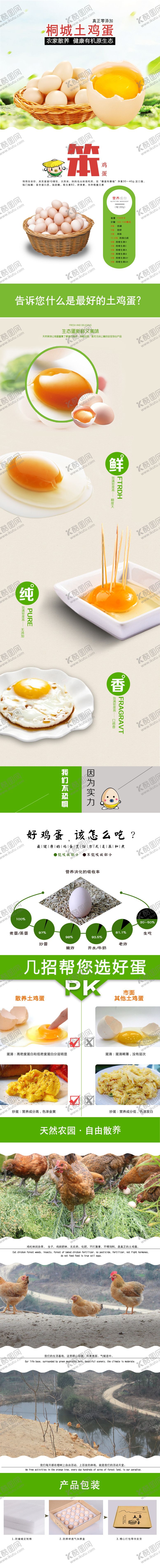 编号：51104706280924246310【酷图网】源文件下载-散养土鸡蛋详情页淘宝