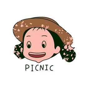 小女孩 picnic