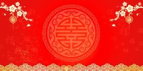 红色背景图片喜庆品牌盛典