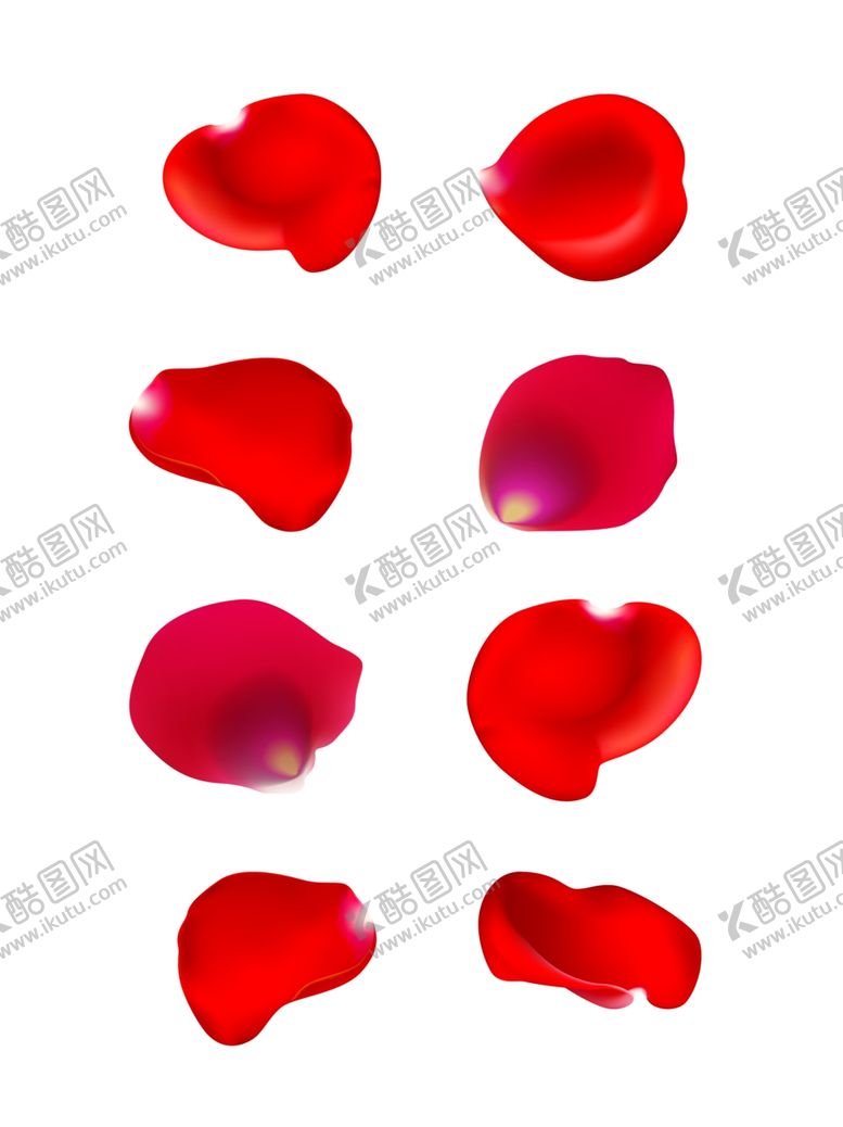 编号：68601906280342505712【酷图网】源文件下载-玫瑰花花瓣元素