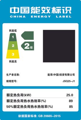 中国能效标识耗能图标名片