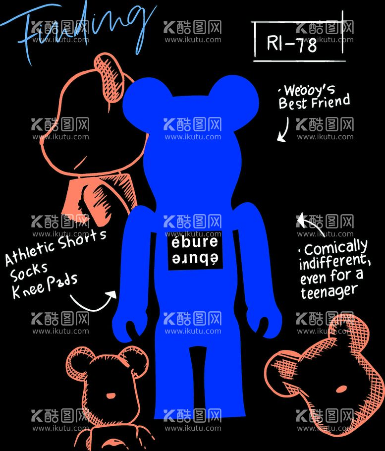 编号：32816509150019473062【酷图网】源文件下载-涂鸦熊网点数码
