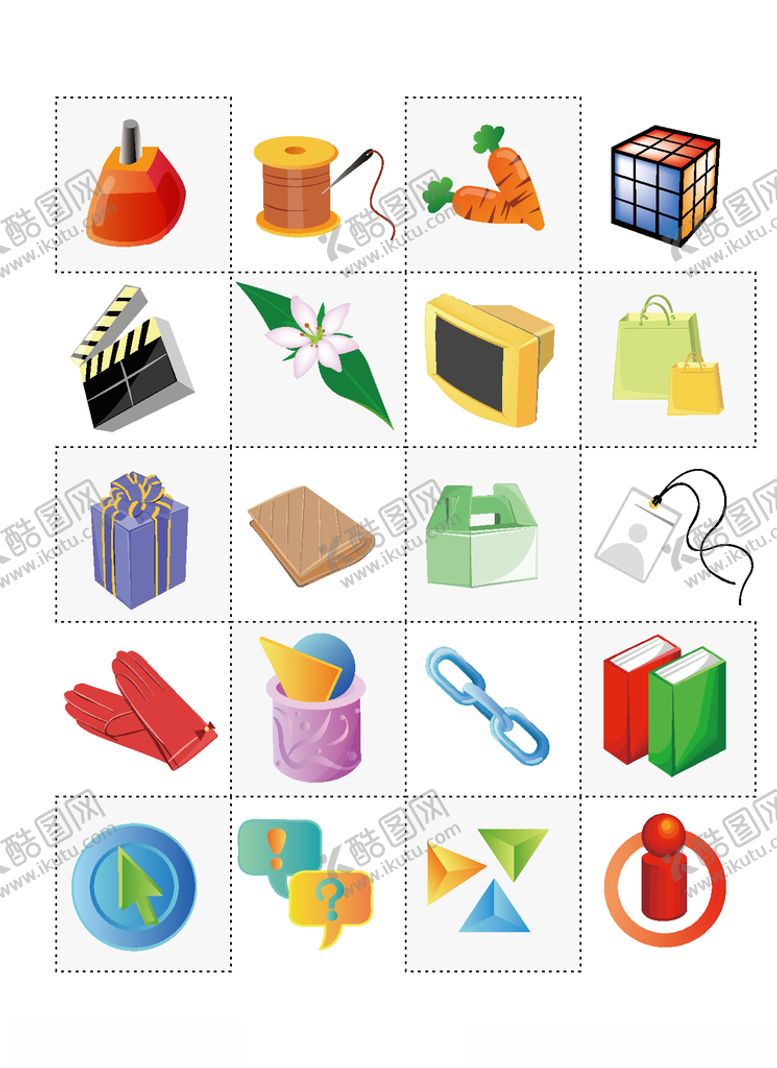 编号：41890010120828168764【酷图网】源文件下载-彩绘图标