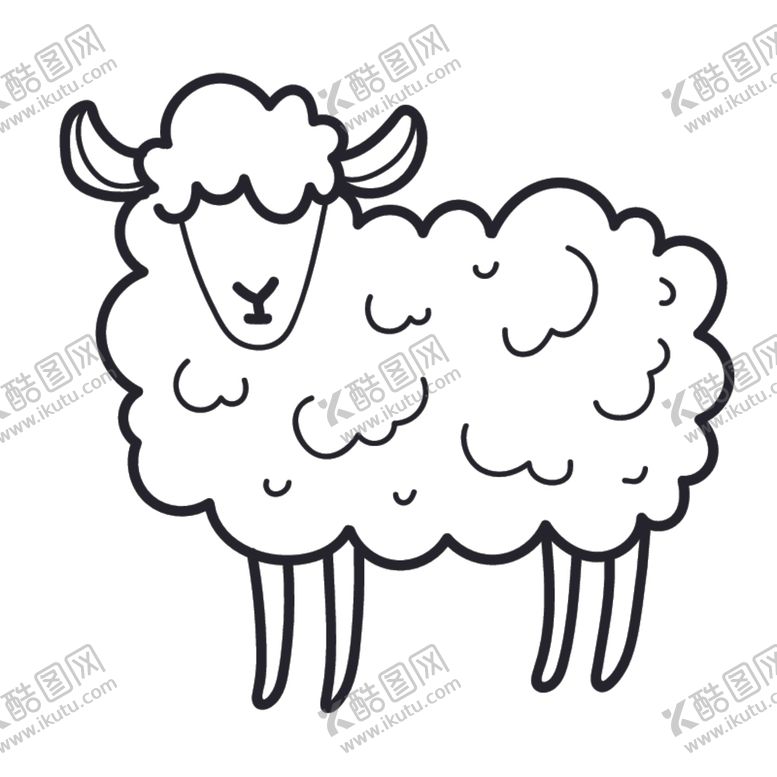 编号：18107210021059494420【酷图网】源文件下载-黑白手绘素材