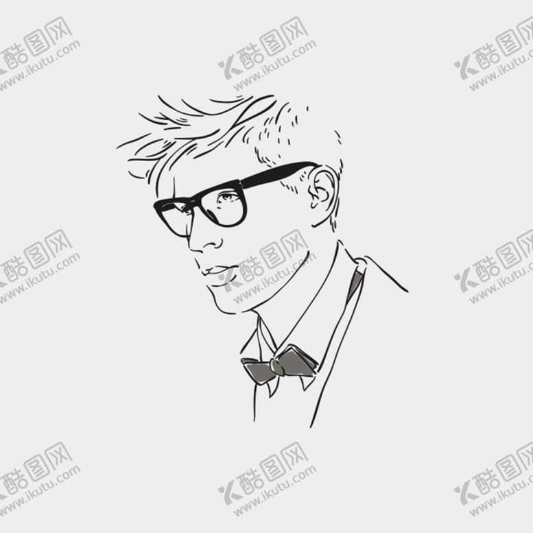 编号：37540609221732227542【酷图网】源文件下载-男性手绘人物