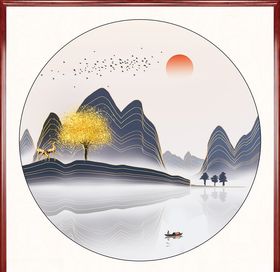 新中式水墨装饰画