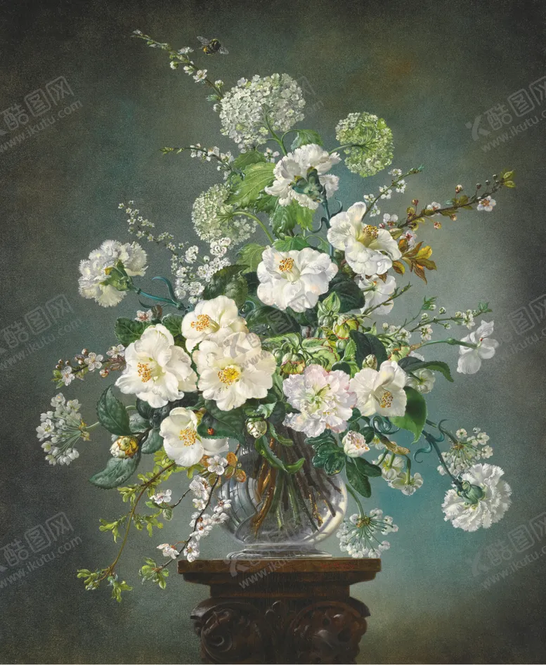 编号：83637302130131528059【酷图网】源文件下载-花卉静物油画
