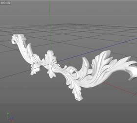 3DMAX模型室内装修欧式雕花