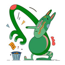 卡通系列插画图片