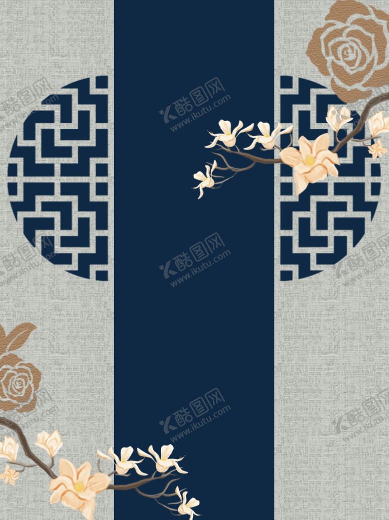 编号：61431309142220533775【酷图网】源文件下载-古风背景邀请函封面