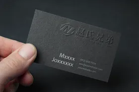 名片样机商标logo展示效果