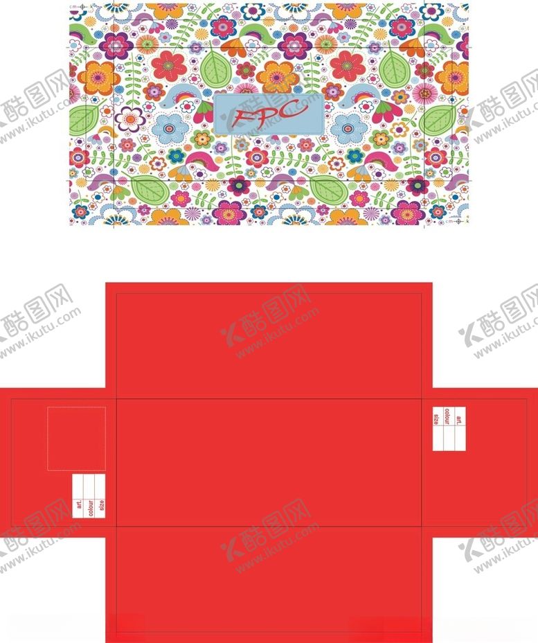 编号：60619502170904479824【酷图网】源文件下载-花朵鞋盒