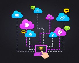 云计算示意图UI