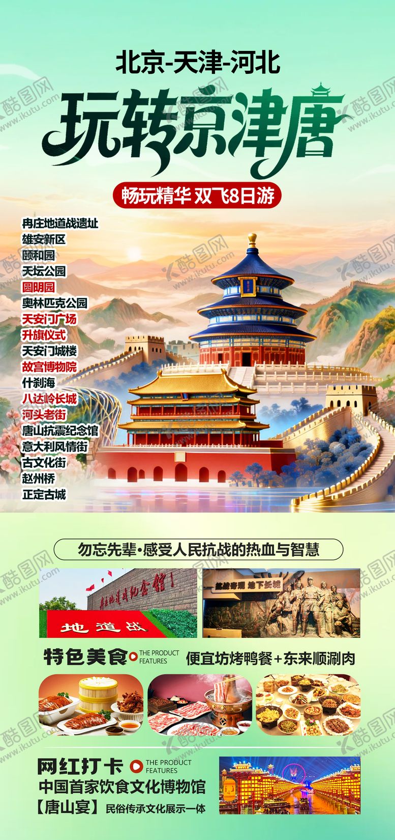 编号：85186904202303213880【酷图网】源文件下载-北京旅游海报