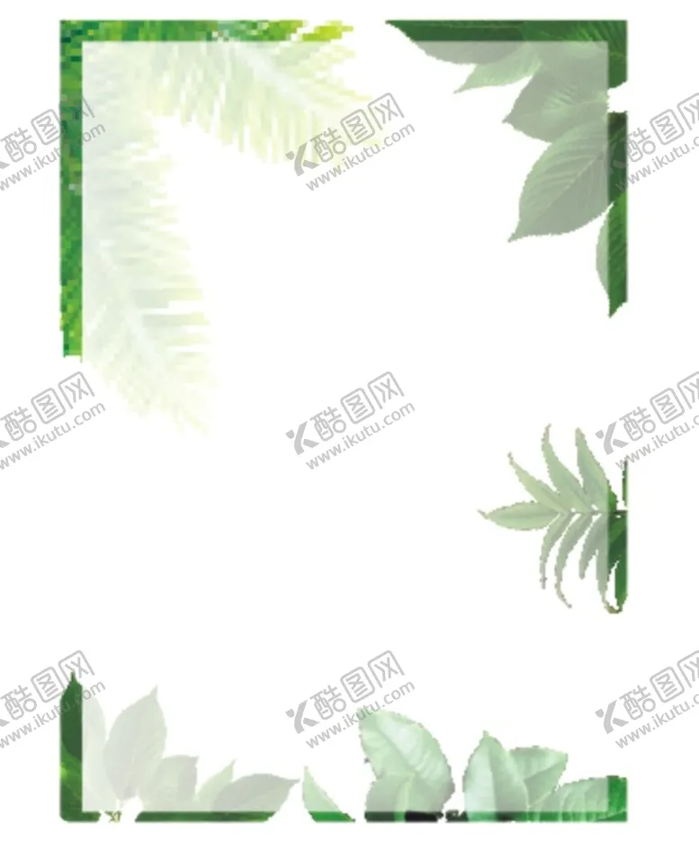 编号：59919501262013028889【酷图网】源文件下载-绿叶植被背景图