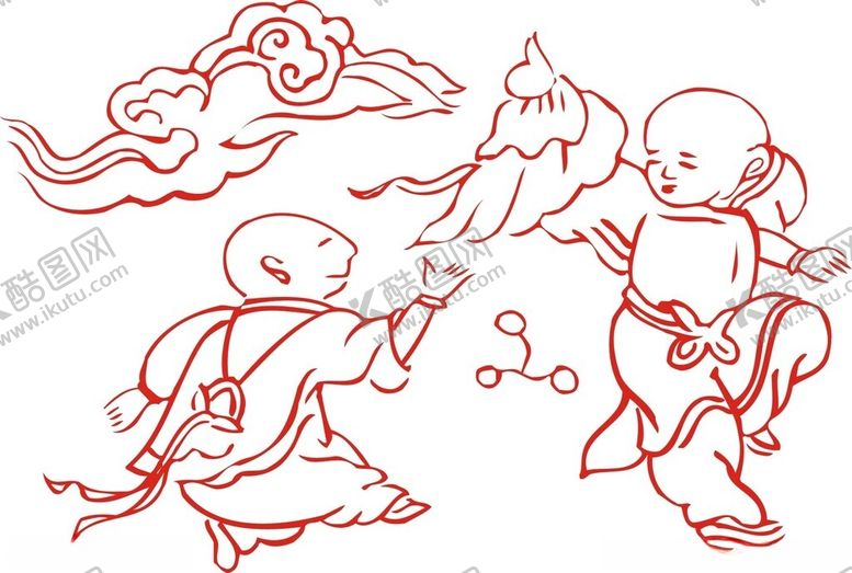 编号：58218702201052435037【酷图网】源文件下载-人物剪纸