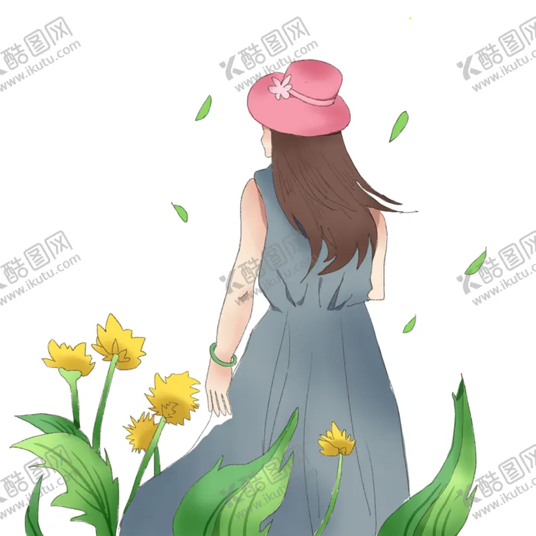 编号：71132004290716317559【酷图网】源文件下载-彩绘人物背影