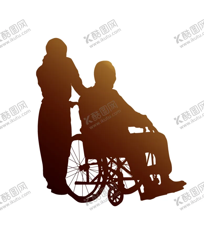 编号：22472505110026201522【酷图网】源文件下载-老人轮椅