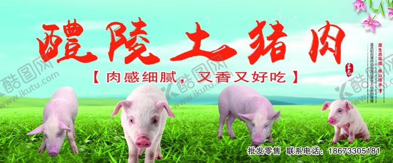 编号：19574407030149526189【酷图网】源文件下载-醴陵土猪肉