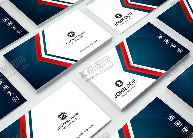 编号：36677710020559473399【酷图网】源文件下载-矢量名片模板