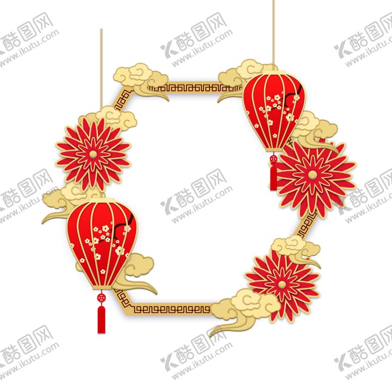 编号：33329209222041102825【酷图网】源文件下载-牛年花