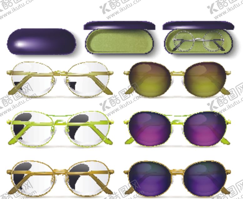 编号：45058011241702542201【酷图网】源文件下载-时尚眼镜