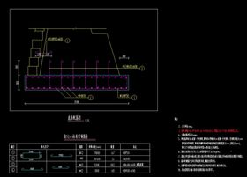 河道护岸配筋图