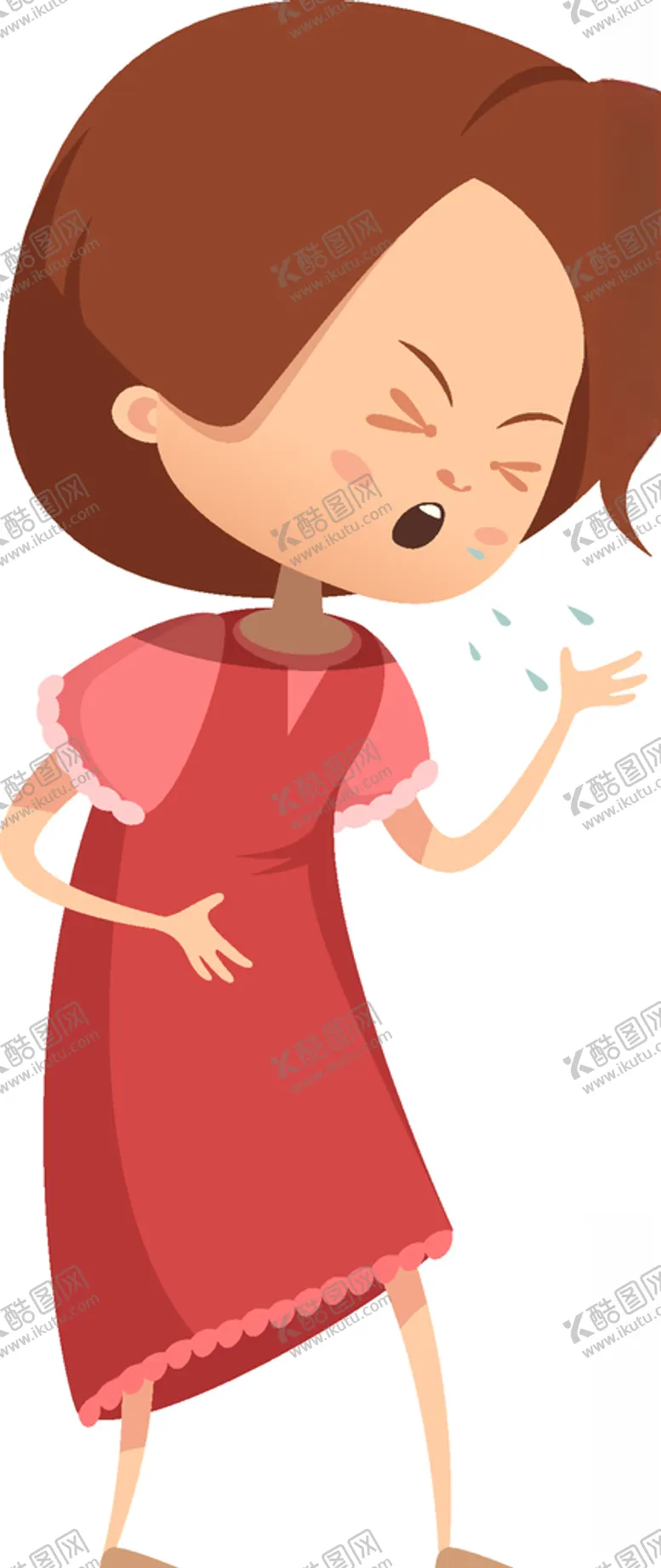 编号：48350403250140446725【酷图网】源文件下载-生病的孩子