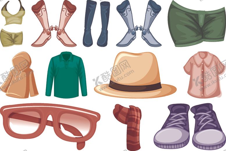 编号：87911909222002045603【酷图网】源文件下载-矢量服饰