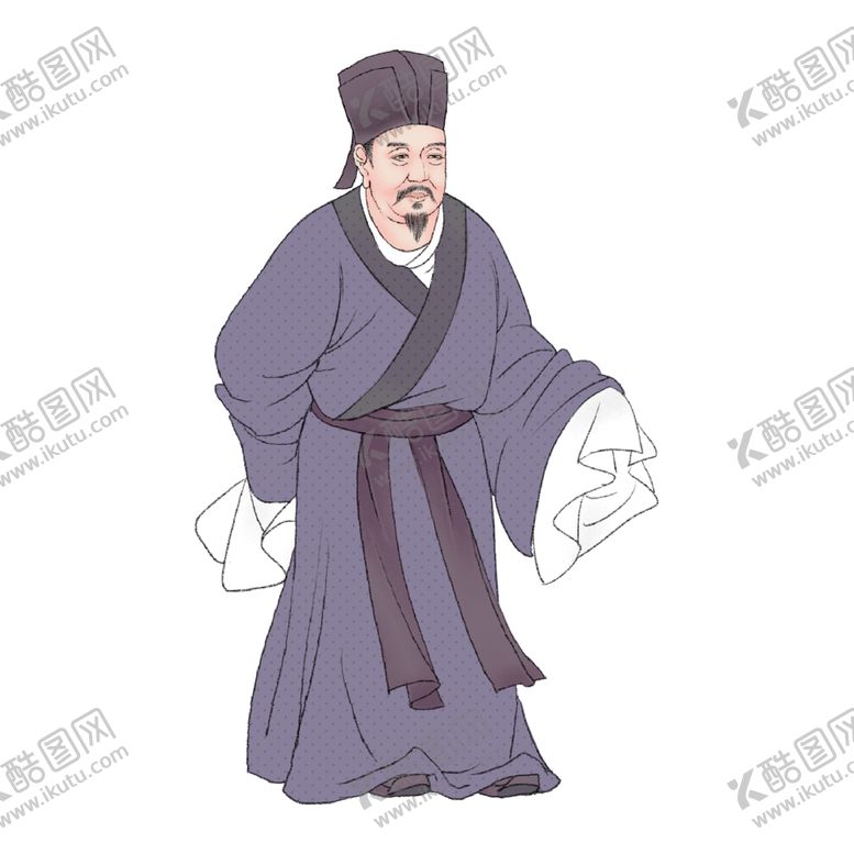 编号：56976910290910366466【酷图网】源文件下载-国学人物插画