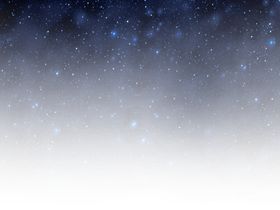 森林发光麋鹿素材蓝色梦幻夜晚