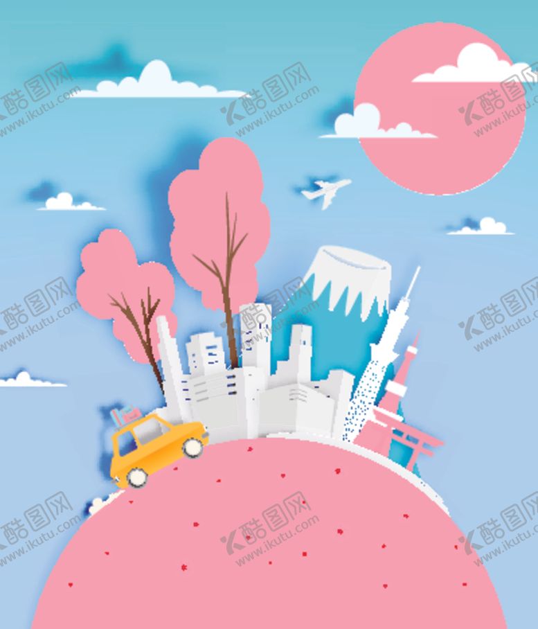 编号：73432307060539225465【酷图网】源文件下载-扁平风景
