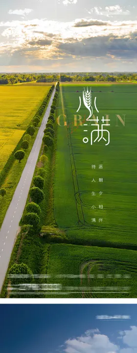 地产小满风景海报系列