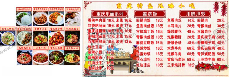 编号：76885809152114017519【酷图网】源文件下载-重庆风味小吃