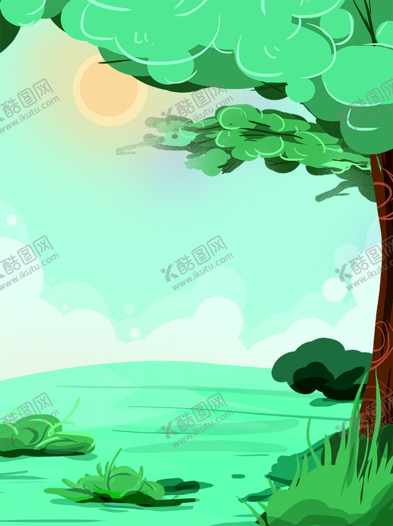 编号：07352909230130463217【酷图网】源文件下载-绿色植物背景