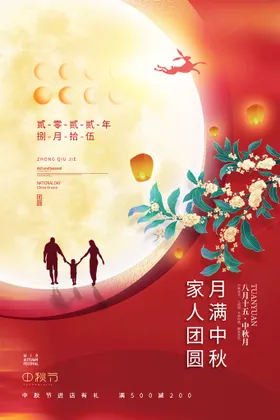 中秋礼展板素材