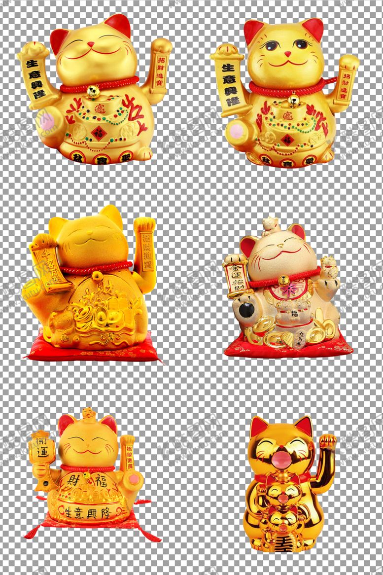 编号：73984306300814473991【酷图网】源文件下载-金色招财猫