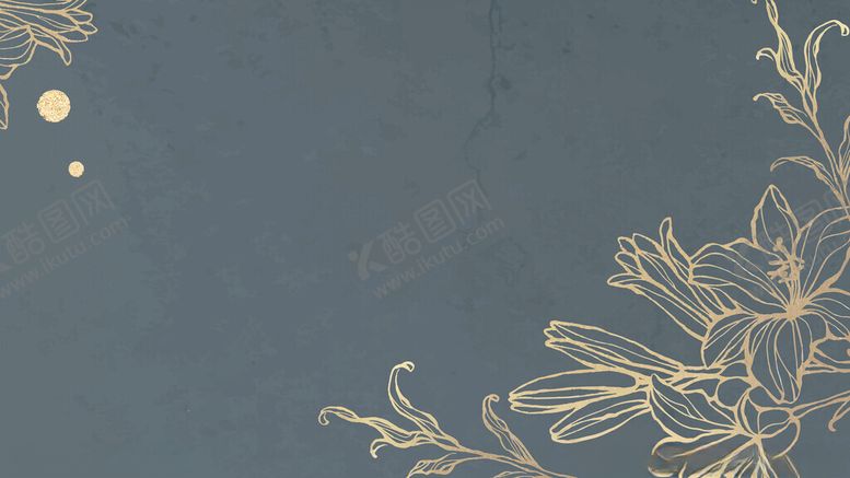 编号：66531601191105123810【酷图网】源文件下载-线描植物背景