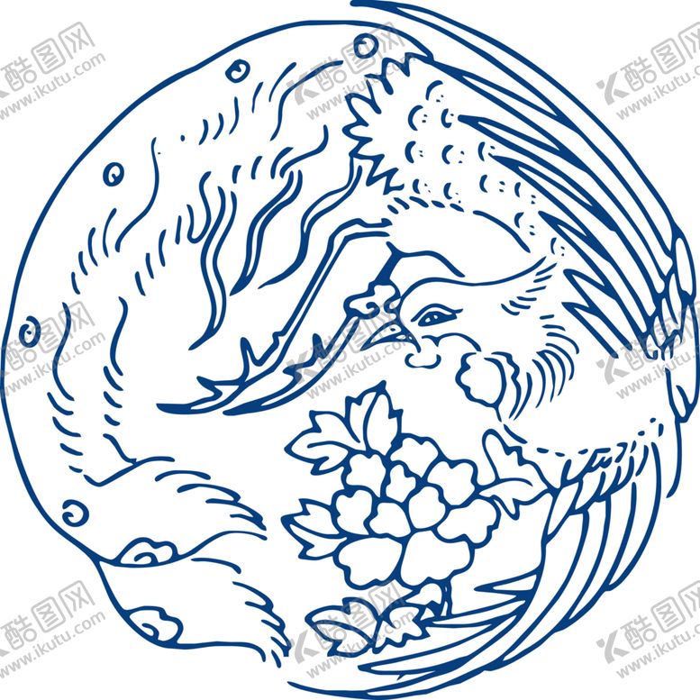 编号：52857505042155006168【酷图网】源文件下载-青花瓷图案
