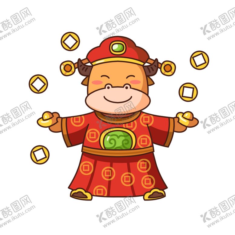 编号：40442105140321537317【酷图网】源文件下载-卡通牛形象