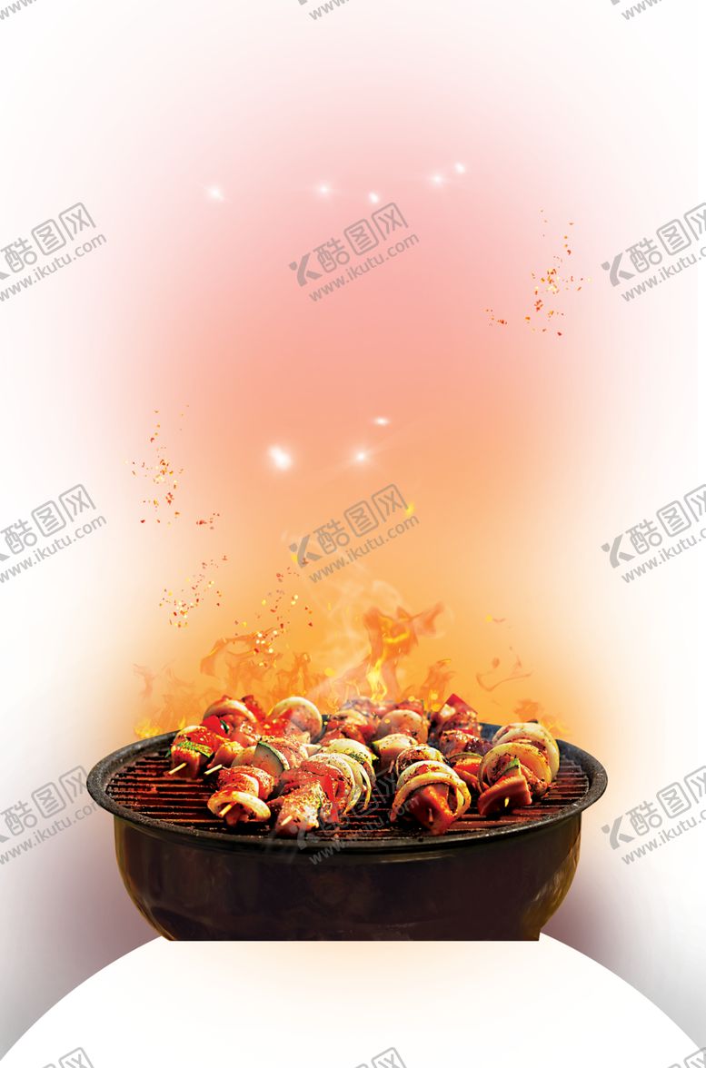 编号：16344001201358586890【酷图网】源文件下载-冒烟的烤肉