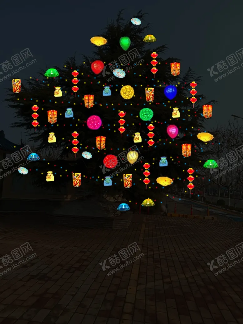 编号：18186601311520272241【酷图网】源文件下载-节日亮化